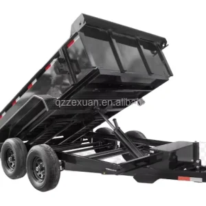 US And Canadian Agricultural Hydraulic Dump Trailer Sand And Gravel Transport Dump Trailer