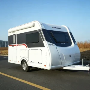 Ultra-Light Compact Towable Car Van Trailer Family Travel Trailer RV With Europe Panels and Chassis