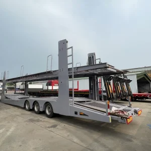 Used Steel Car Transport Semi Trailer High Capacity 30000+ kg 15.18m Length Can Carry 6 Cars