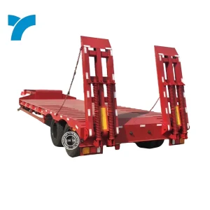 Used&New 3 Axles 4 Axles Lowbed Truck Trailer 60 80 100 120ton Low Bed Trailer Lowboy Axle Lowbed Semi Trailer for Sale
