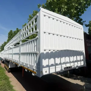 Utility Bulk Cargo Fence Stake Loose Transport Semi Truck Trailer with 3 4 Axle 40 50 60 Ton