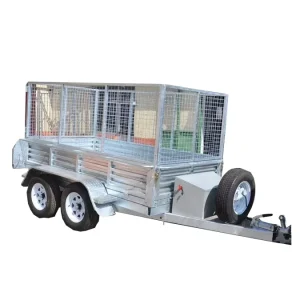 Utility Cargo Mini Semi Trailer Truck Mechanical Transport Trailer for Light Industrial Equipment