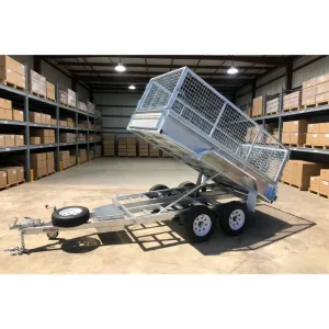Utility Trailer 12*6 Box Traier Cargo Galvanized Tipper Box Trailer