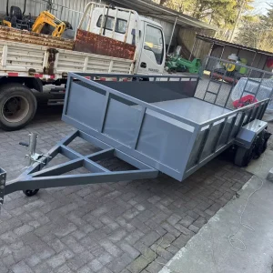 Utility Trailer with Ramp for Agriculture Dump Trailer