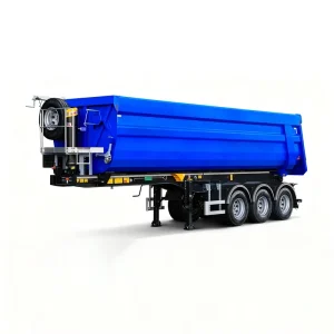 Utility U-type Tipping Semi Truck Trailer Dump Cargo Trailer with Ramps