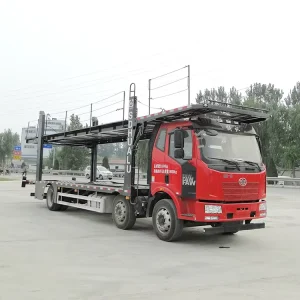 Vehicle Transport 2 Axles Truck Car Carrier 6/8/10 Car Carrier Truck Trailer