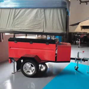 Vehicle Transport Trailer Small Cargo Trailer for Car Small Road Camping Trailer