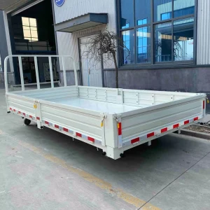 Versatile High Capacity Flatbed Trailer Body for Heavy Duty Transportation of Industrial Machinery and Project Cargo