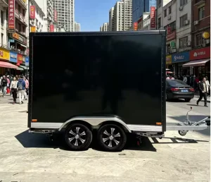 Waffle Pancake Service Cart Commercial Making Equipment High Efficiency Output Food Trailer