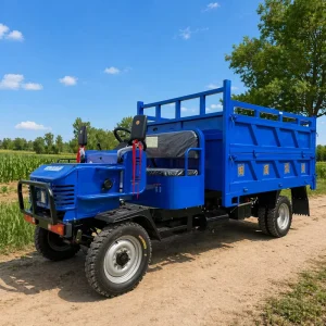 Wheel Dumper Truck Orchard All-Terrain Wheel Self-Unloading Carrier High-Efficiency Dump Transporter