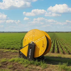 XIMEI SANHE Hose Reel Irrigation Machine Hydraulic Powered Irrigation System Farm Watering Equipment Irrigator Irrigation